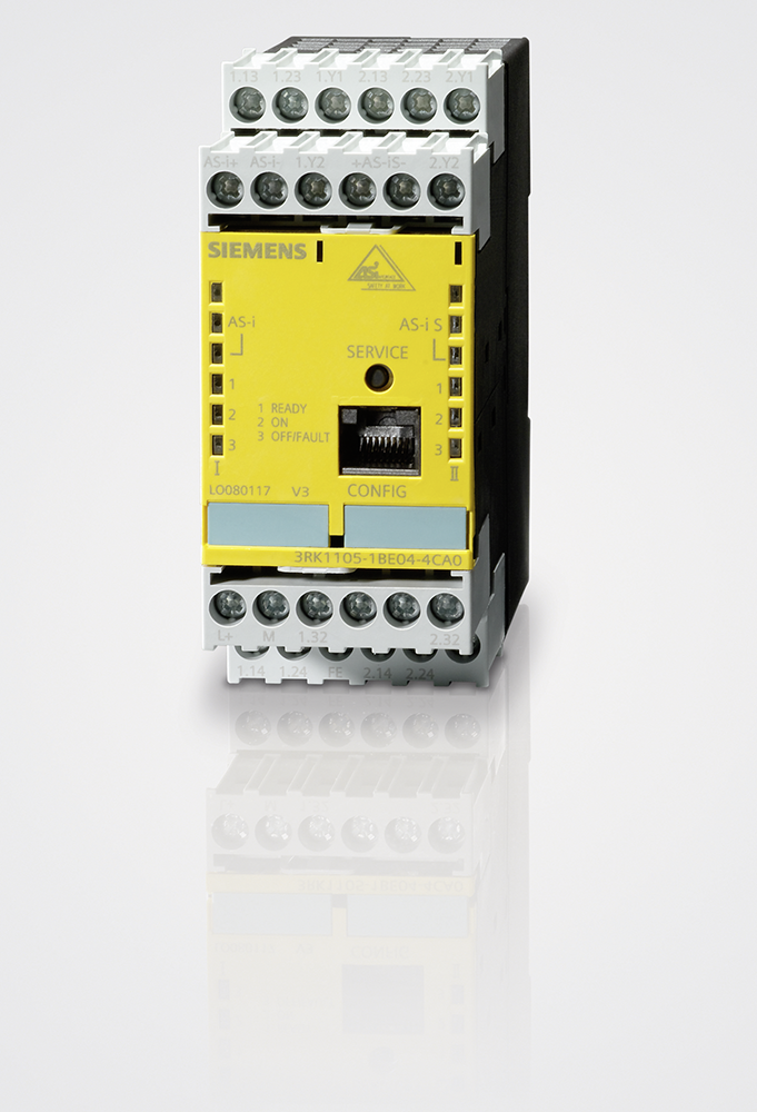 3RK1105-1BE04-4CA0 Monitor de seguridad ampliado ASIsafe 2 F-RO, con esclavo de seguridad integrado