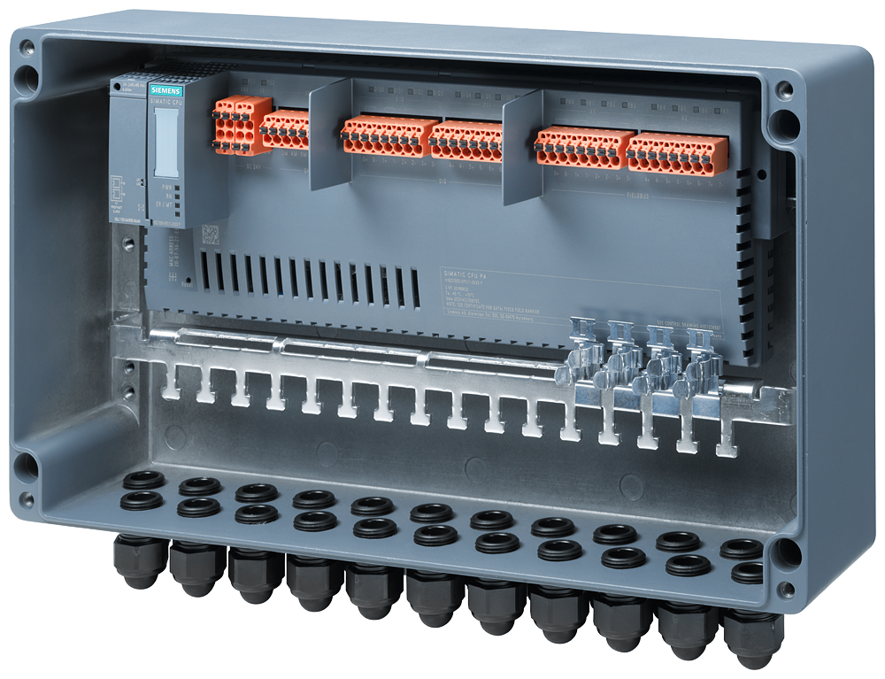 6ES7655-5PX11-1AX0 SIMATIC CFU PA Bundle con caja de aluminio para aparatos de campo digitales