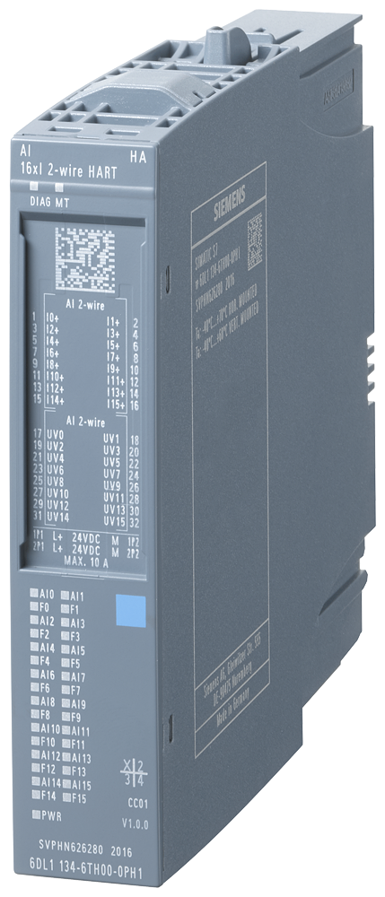 6DL1134-6TH00-0PH1 SIMATIC ET 200SP HA AI 16xI 2-wire HART HA