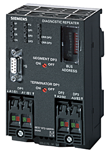 6ES7972-0AB01-0XA0 Repetidor con diagnóstico RS485 p/redes PROFIBUS