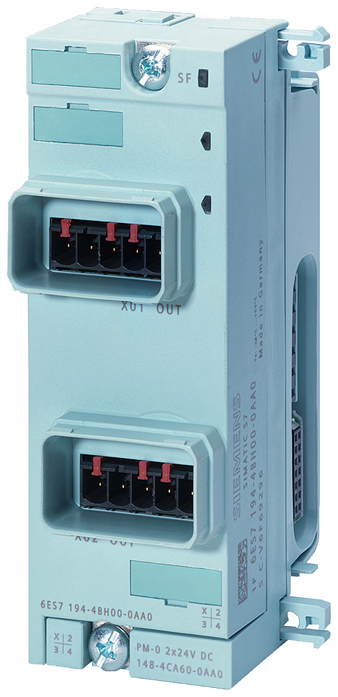 6ES7148-4CA60-0AA0 SIMATIC ET 200pro PM-O DC 2x24 V