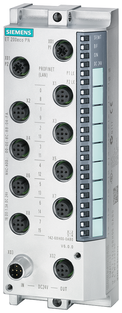 6ES7148-6JA00-0AB0 Módulo IO-Link 4IO-L+8ED+4SD DC p/ET200ECO PN