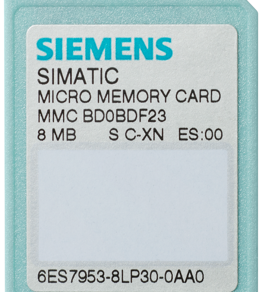 6ES7953-8LP31-0AA0 Micro Memory Card 8Mb FLASH p/S7-300/ET200/C7