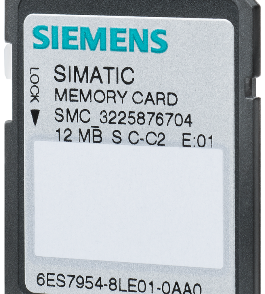 6ES7954-8LE03-0AA0 Memory Card 12Mb FLASH p/CPU S7-1x00 / SINAMICS