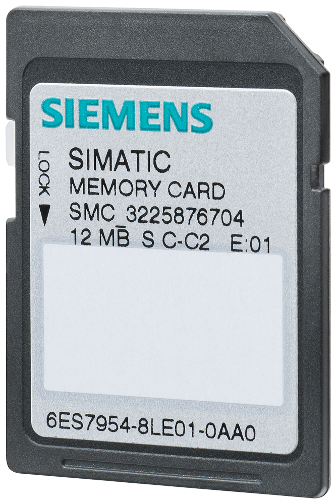 6ES7954-8LC03-0AA0 Memory Card 4Mb FLASH p/CPU S7-1x00 / SINAMICS