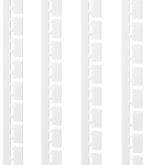 6ES7194-2BA00-0AA0 SIMATIC ET 200AL Plaquitas de identificación 10 mm x 5 mm, RAL 9016