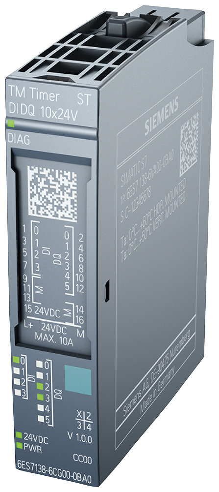 6ES7138-6CG00-0BA0 SIMATIC ET 200SP TM Timer DIDQ 10x24V