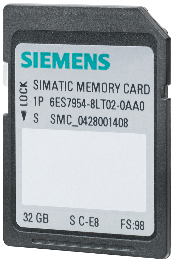 6ES7954-8LT03-0AA0 Memory Card 32Gb FLASH p/CPU S7-1x00