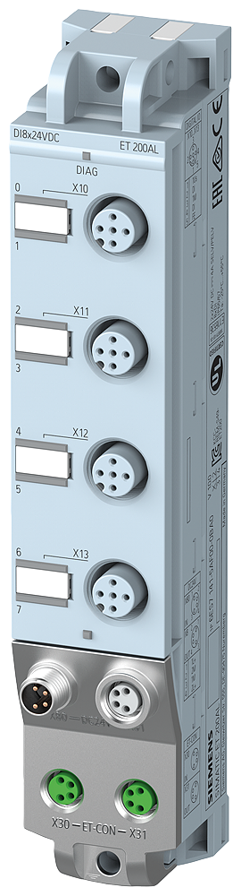 6ES7141-5AF00-0BA0 SIMATIC ET 200AL DI 8x24VDC 4x M12