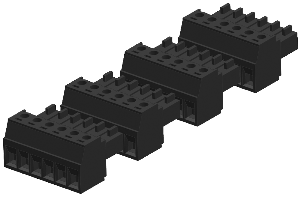 6ES7292-1BF30-0XA0 SIMATIC S7-1200 Regleta de bornes dorados 6 pines, de tornillo para Signalboards