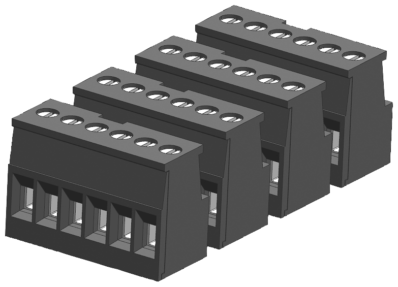 6ES7292-1BF30-0XB0 SIMATIC S7-1200 Regleta de bornes dorados 6 pines, de tornillo para CPU analógic