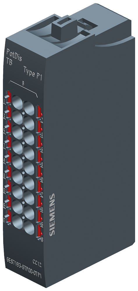 6ES7193-6TP00-0TP1 SIMATIC ET 200SP PotDis-TB-P1-R, UE 1