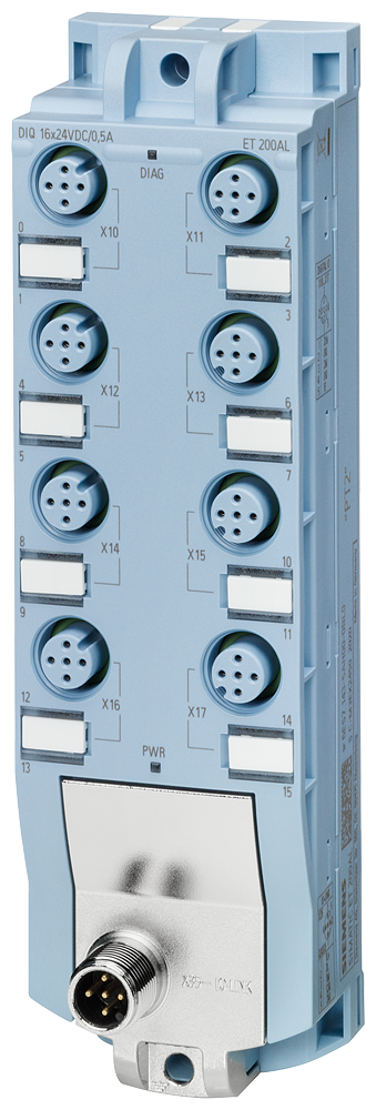 6ES7143-5AH00-0BL0 SIMATIC ET 200AL IO-Link DIQ 16x24VDC/0,5A 8x M12