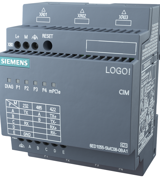 6ED1055-5MC08-0BA1 Modulo Modbus RTU RS232/485 sin 4G/LTE/GPS LOGO 8!