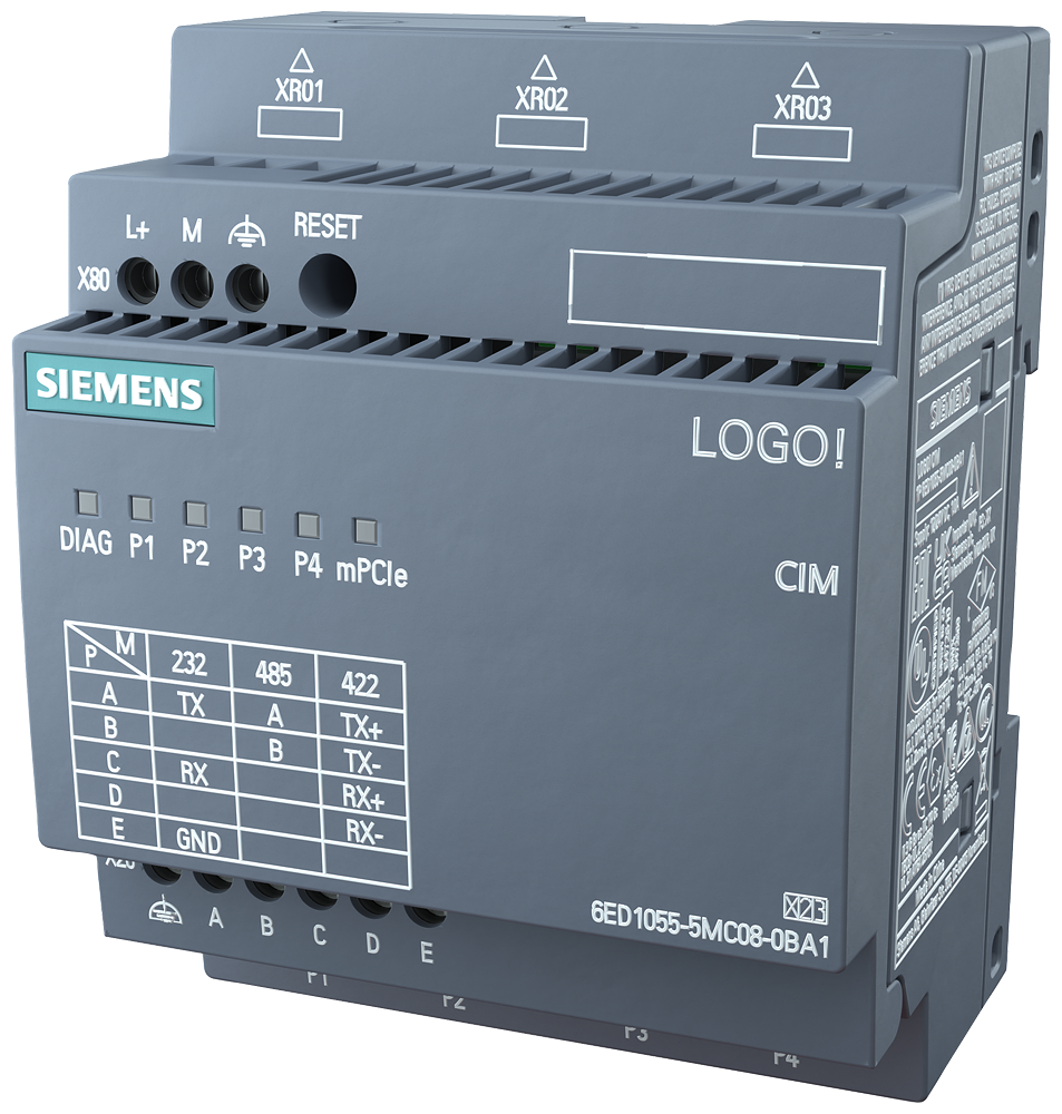 6ED1055-5MC08-0BA1 Modulo Modbus RTU RS232/485 sin 4G/LTE/GPS LOGO 8!