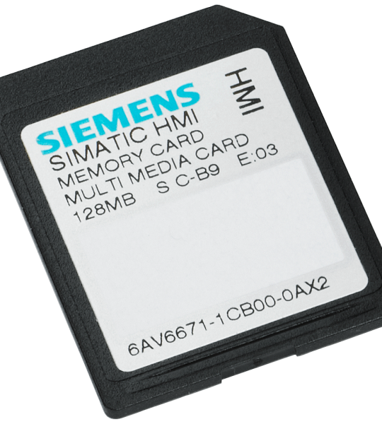 6AV6671-1CB00-0AX2 Memoria MultiMediaCard 128Mb p/SIMATIC HMI