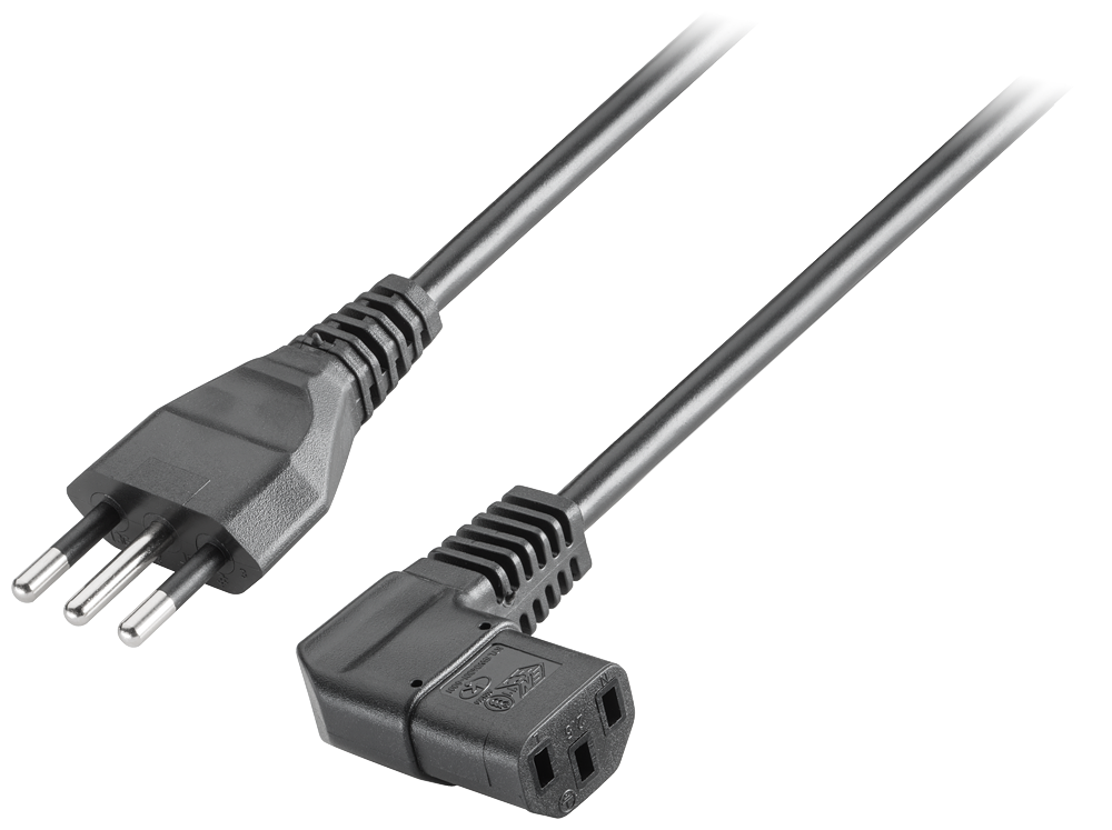 6ES7900-1EA00-0XA0 SIMATIC HMI Cable de alimentación con conector IEC 90°, 110/230 V DC para Italia