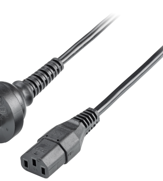 6ES7900-0FA00-0XA0 SIMATIC HMI Cable de alimentación con conector IEC 180°, 110/230 V DC para China